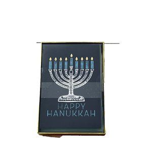 Happy Hanukkah Let the Light Shine Bright! 16 Holiday Cards / Envelopes